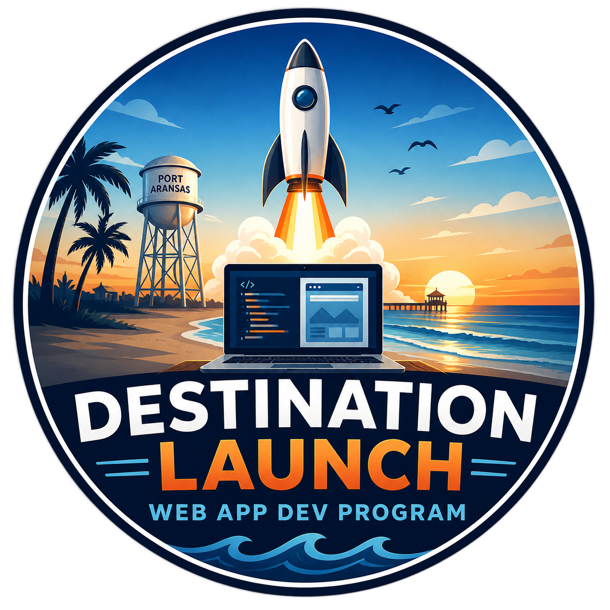 Destination Launch Web App Dev Program — Port Aransas Texas
